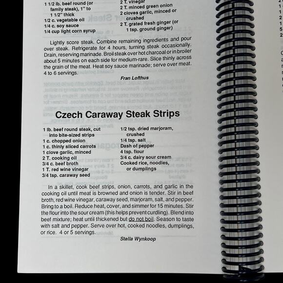 Gethsemane Lutheran Church Centennial Cookbook 1990 Hopkins Minn Recipes Meals - Picture 8 of 13